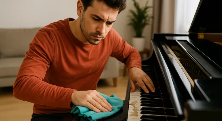 Piyanoya Su Döküldü! Panik Yapmayın: İşte İlk 5 Dakikada Yapılacaklar