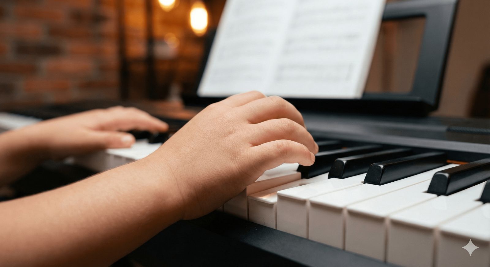 10 yaş piyano eğitimi için doğru el pozisyonu ve teknik geliştirme çalışması.