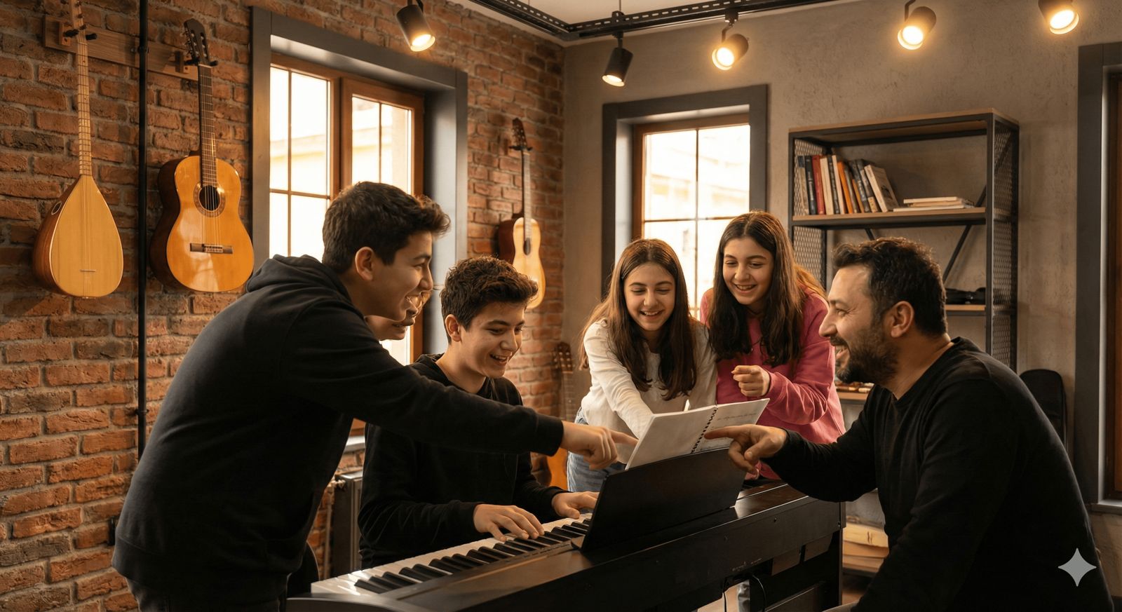 Bakırköy genç piyano kursu sosyal ortam ve grup dersi.