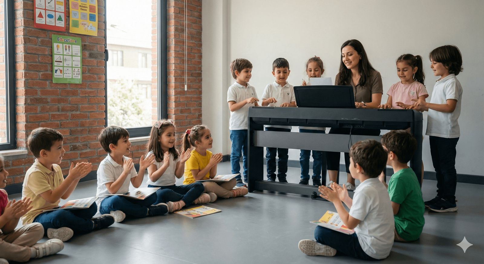 5 yaş piyano kursu oyunla eğitim metodolojisi.