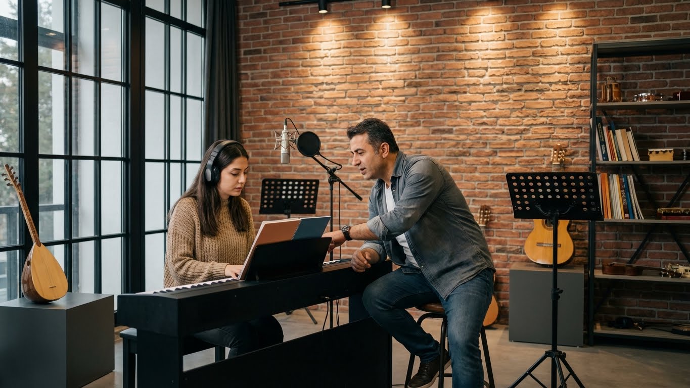 Cumartesi günü birebir piyano dersi – müzik akademisinde eğitmen eşliğinde hafta sonu piyano eğitimi