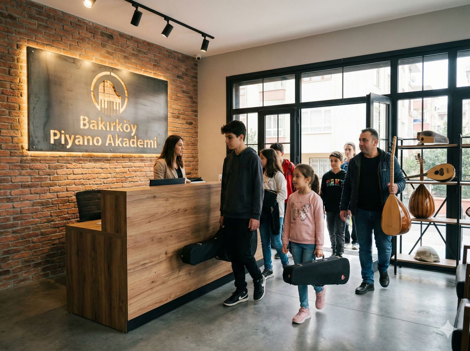 Sanat kursları çeşitleri arasında piyano eğitimi ve gelişimi.