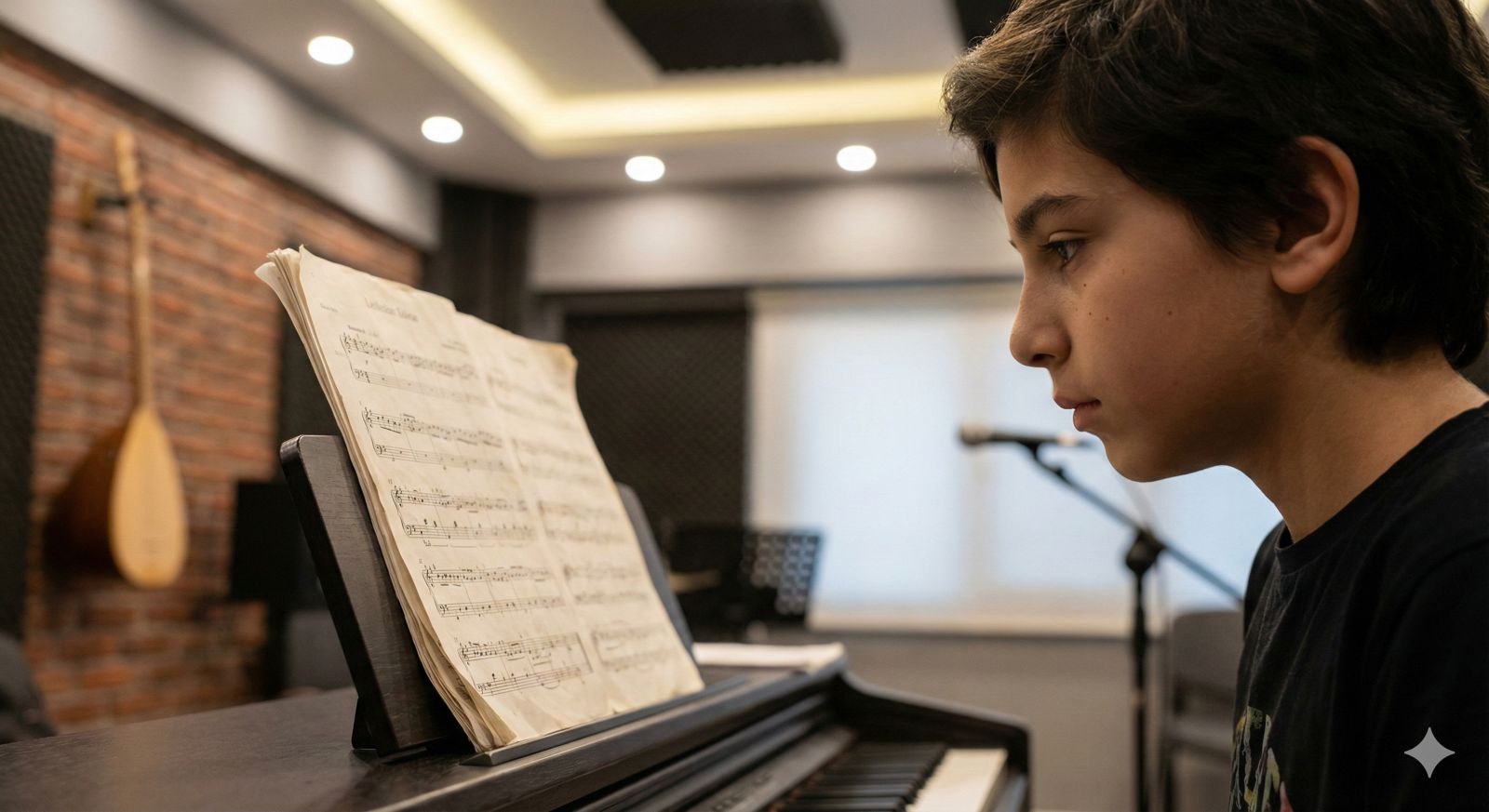 Çocuklar için piyano eğitimi ve nota öğrenimi.