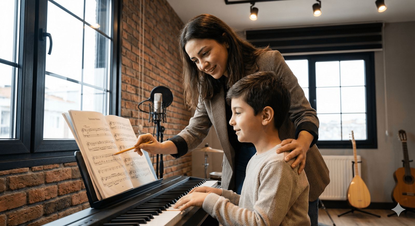 MEB onaylı uzman eğitmen eşliğinde birebir piyano dersi.
