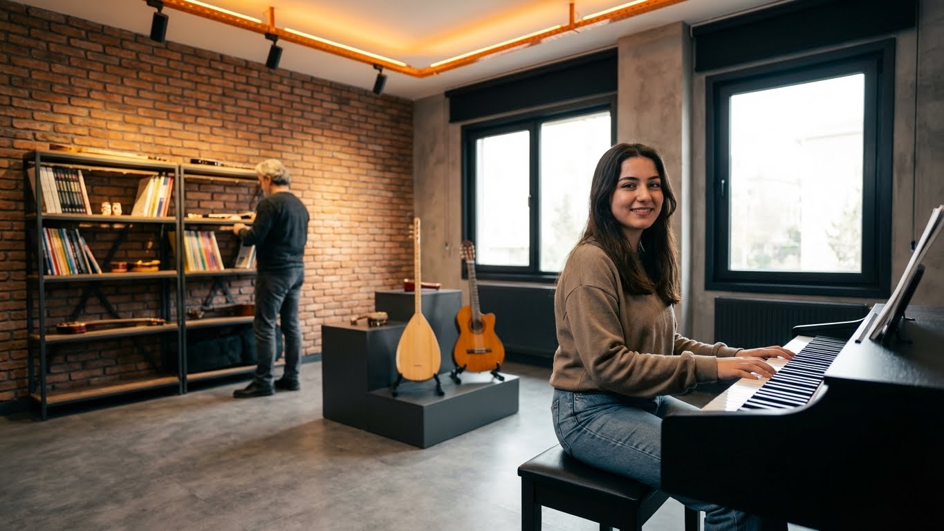 Piyano eğitimi alan çocuğun bilişsel gelişimi ve piyanonun faydaları nelerdir sorusunun görsel temsili.