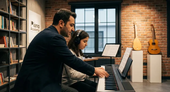 Tuşların Dili ve Usta Çırak İlişkisi: Doğru Piyano Eğitmeni Özel Ders Süreci Neden Önemli?