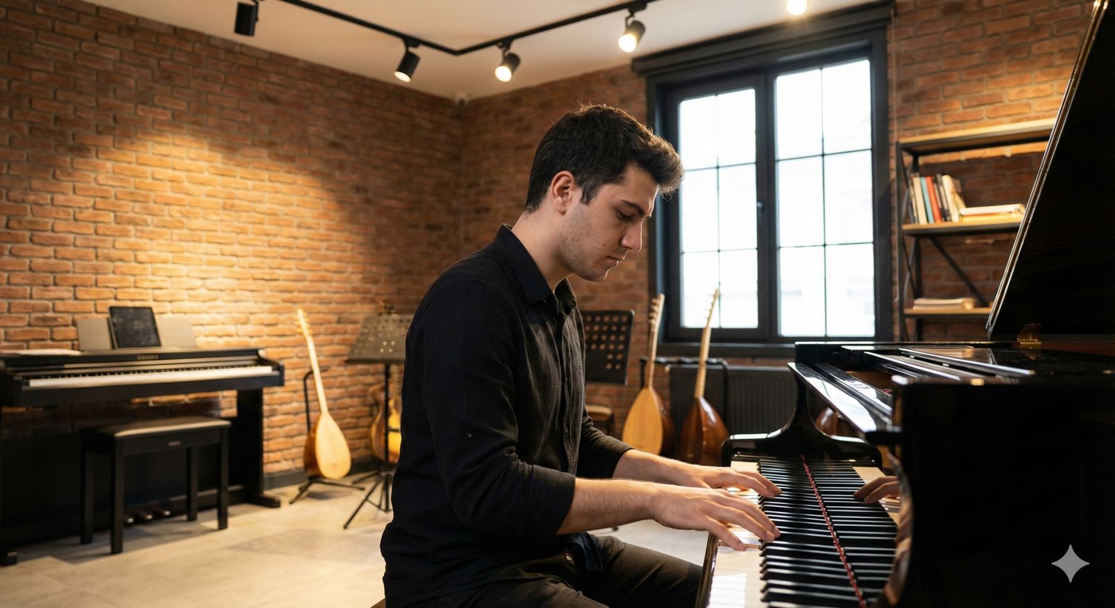Konservatuvar hazırlık ve sahne performansı odaklı profesyonel piyano eğitimi.