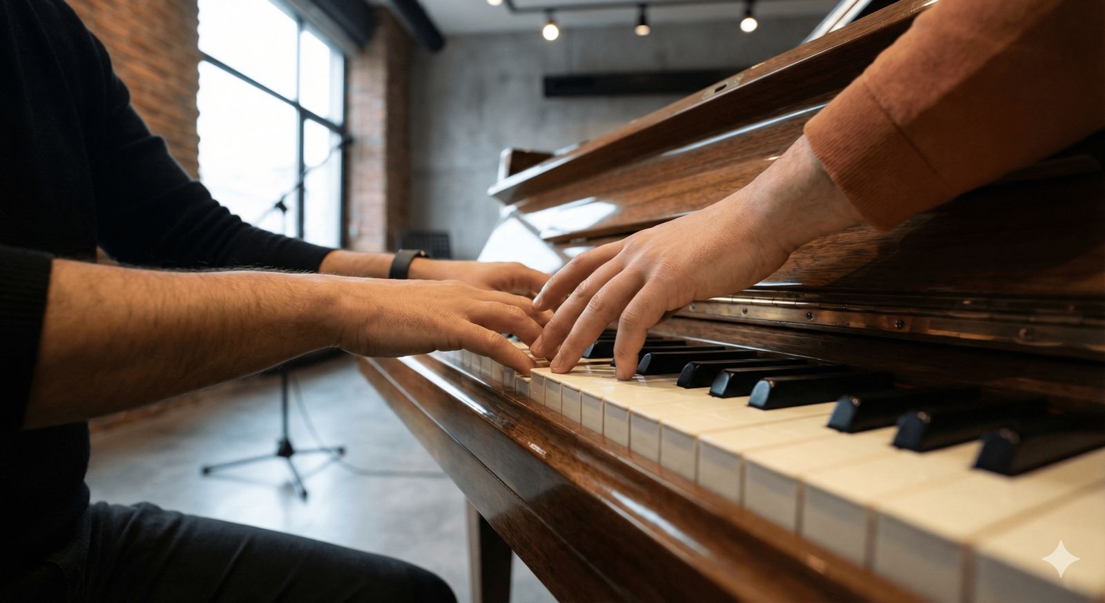 Profesyonel piyano eğitimi ve doğru el pozisyonu teknikleri.